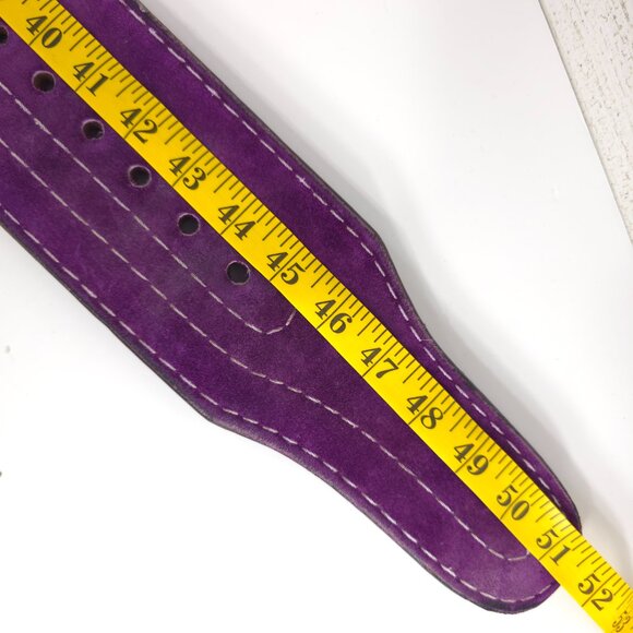 SAFE U.S.A. 10mm Single-Pronged PURPLE Powerlifting Belt SIZE XL ??? LENGTH 51in main image 12